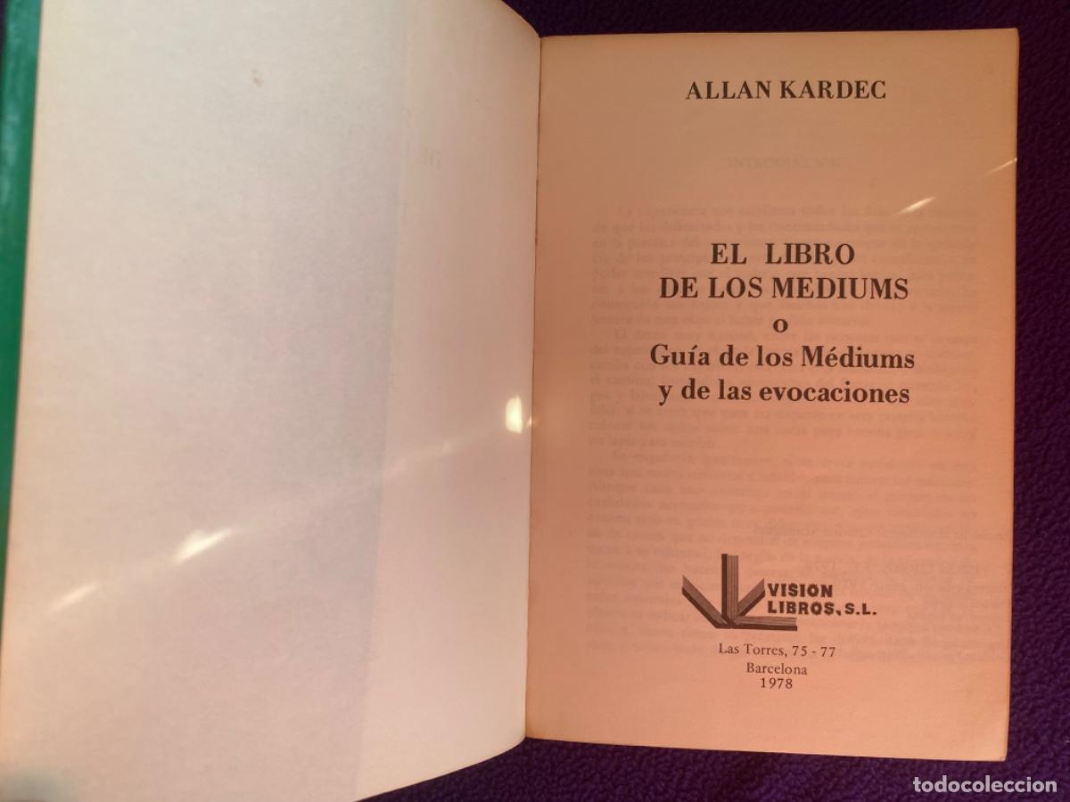 Libros de segunda mano: El libro de los mediums Allan Kardec - Foto 5