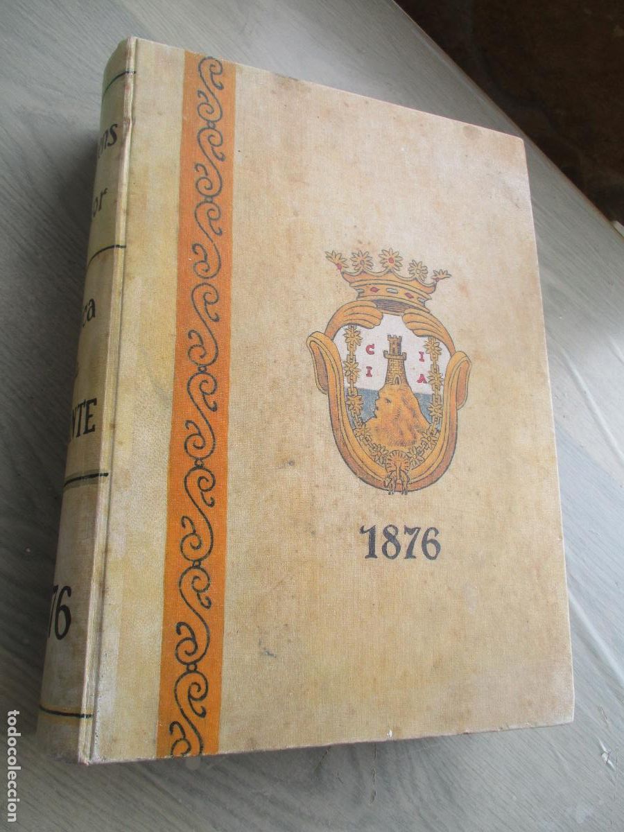 Libri di seconda mano: CR&Oacute;NICA DE LA MUY ILUSTRE Y SIEMPRE FIEL CIUDAD DE ALICANTE-R. VIRAVENS Y PASTOR- E. FACSIMIL 1989