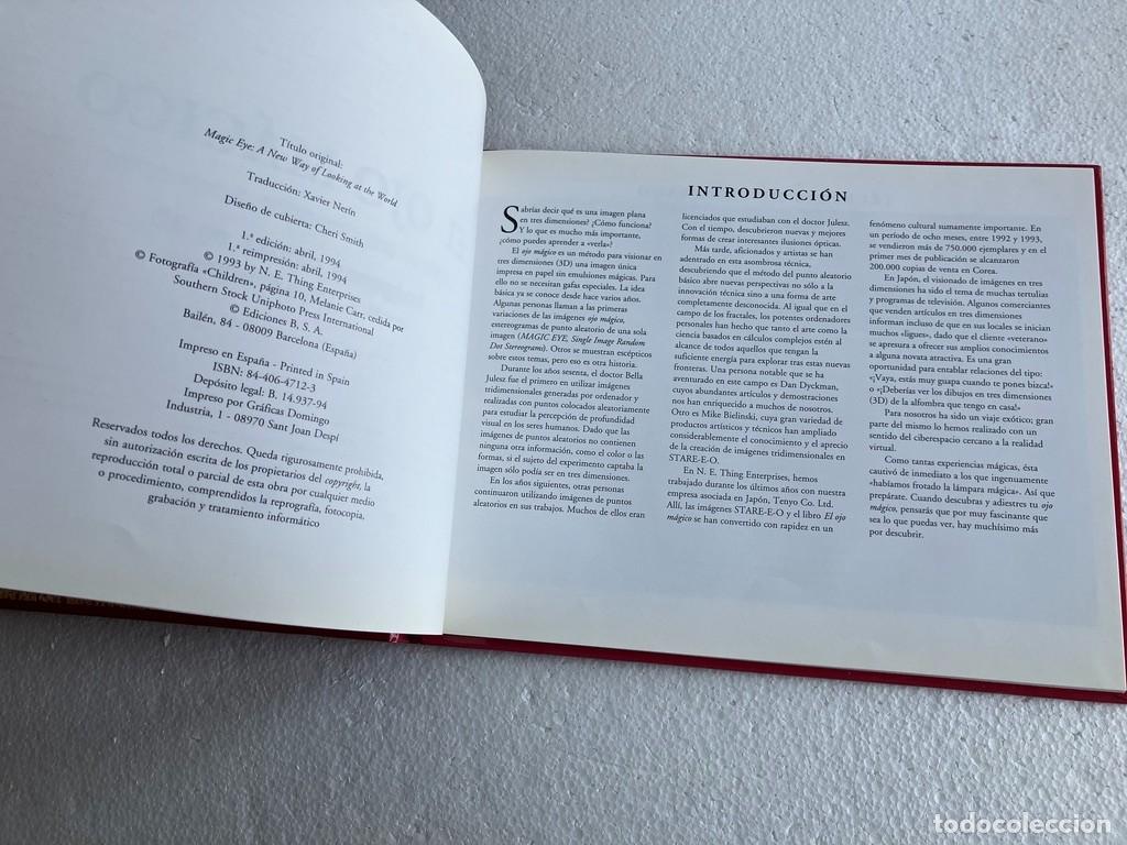 Libros de segunda mano: El ojo m&aacute;gico 1 Im&aacute;genes planas en 3D Ediciones B - Foto 3