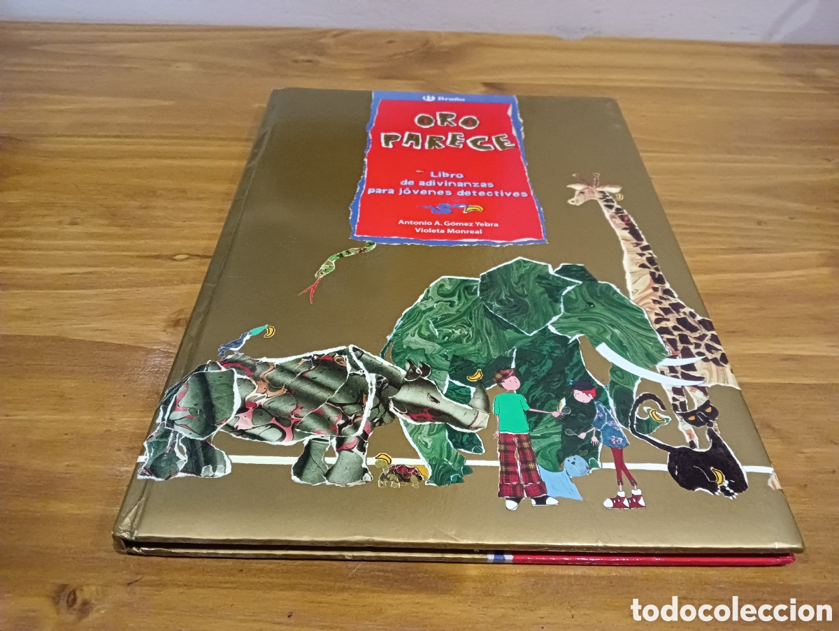 Oro parece libro de adivinanzas para j&oacute;venes detectives