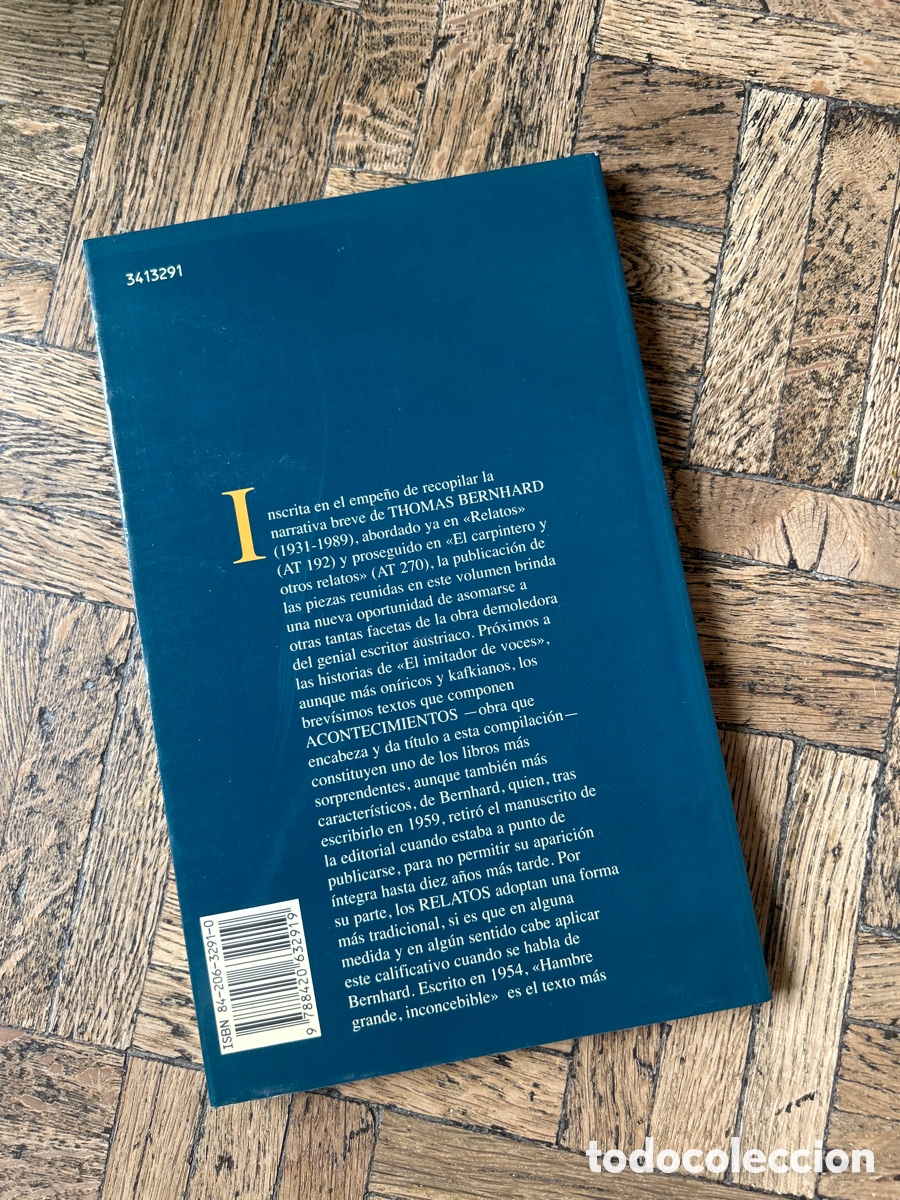 Libros de segunda mano: Acontecimientos y relatos - Thomas Bernhard - Alianza (1997) - Foto 5