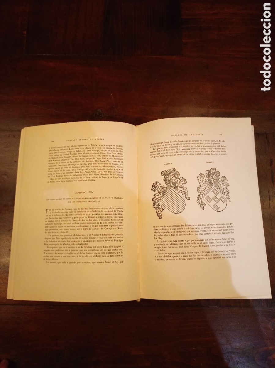 Libros de segunda mano: NOBLEZA DE ANDALUC&Iacute;A LIBROS I Y II - Foto 3