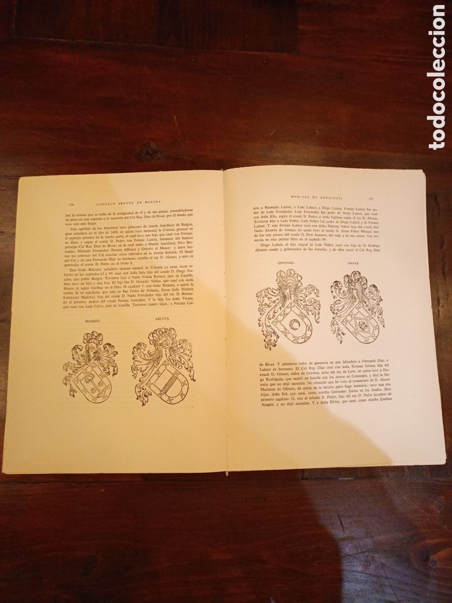 Libros de segunda mano: NOBLEZA DE ANDALUC&Iacute;A LIBROS I Y II - Foto 4