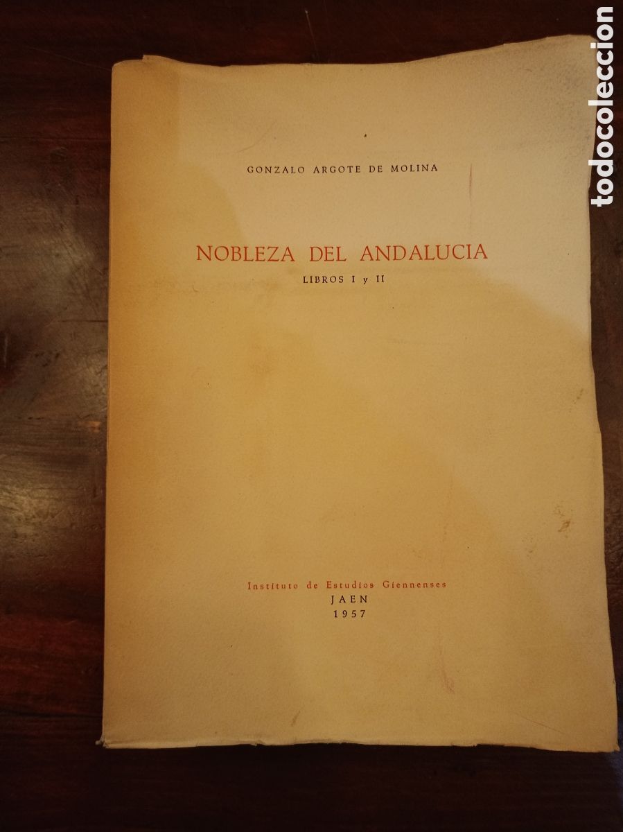 Libros de segunda mano: NOBLEZA DE ANDALUC&Iacute;A LIBROS I Y II - Foto 1