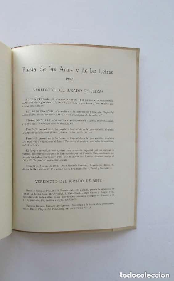 Libros de segunda mano: FIESTA DE LAS ARTES Y LAS LETRAS OLOT - SEPTIEMBRE 1952 - Foto 8