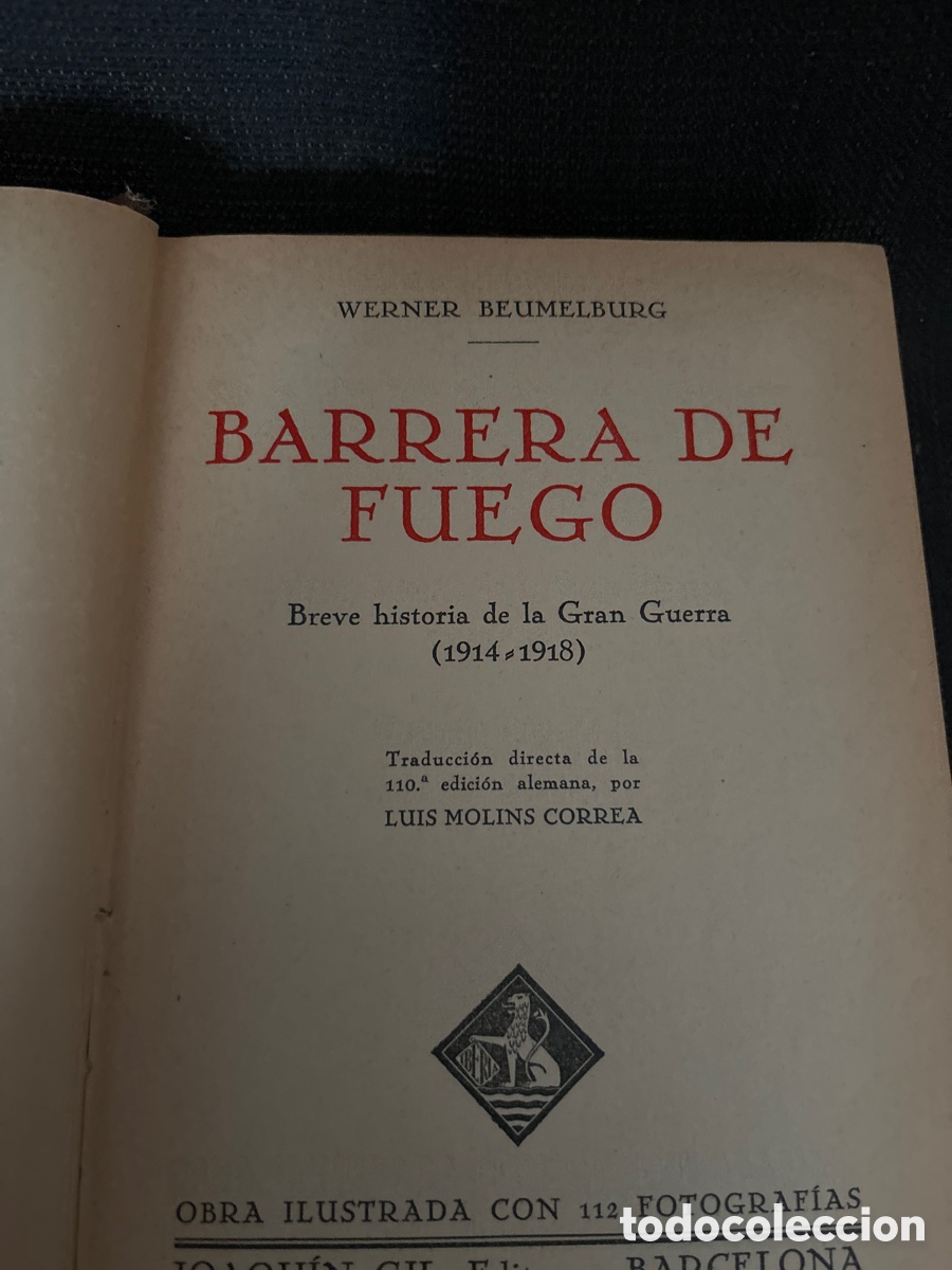 Libros de segunda mano: Libro barrera de fuego. - Foto 3