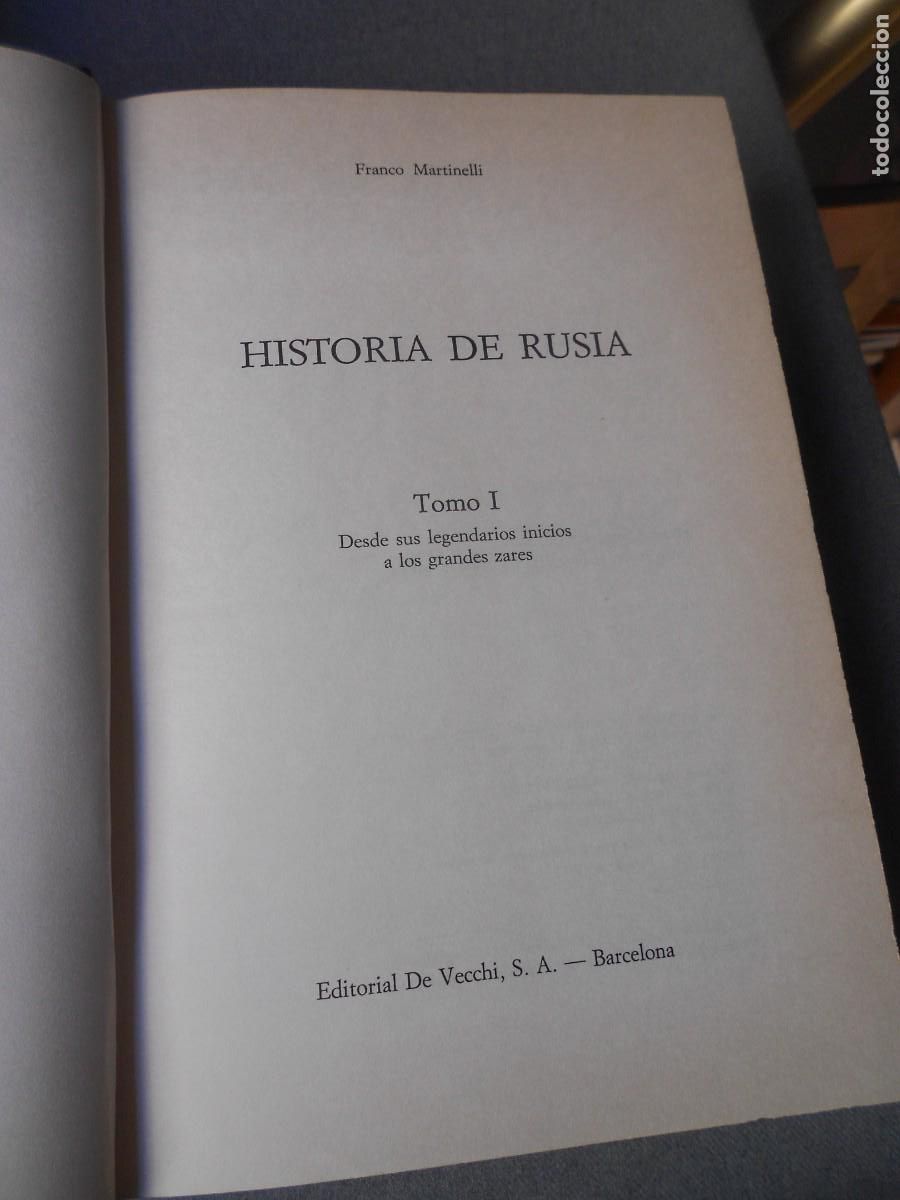 Libros de segunda mano: HISTORIA DE RUSIA. DOS TOMOS - Foto 4