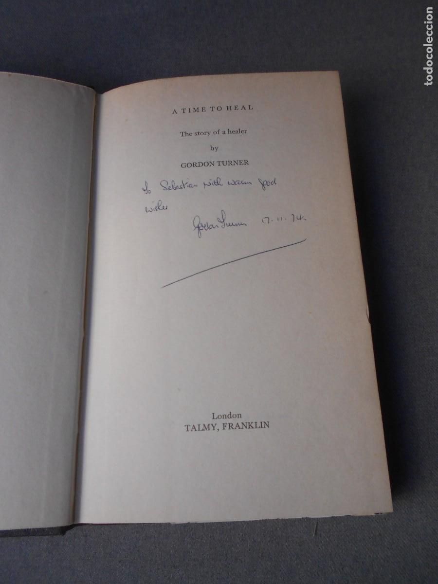 Libros de segunda mano: A TIME TO HEAL. GORDON TURNER - Foto 3