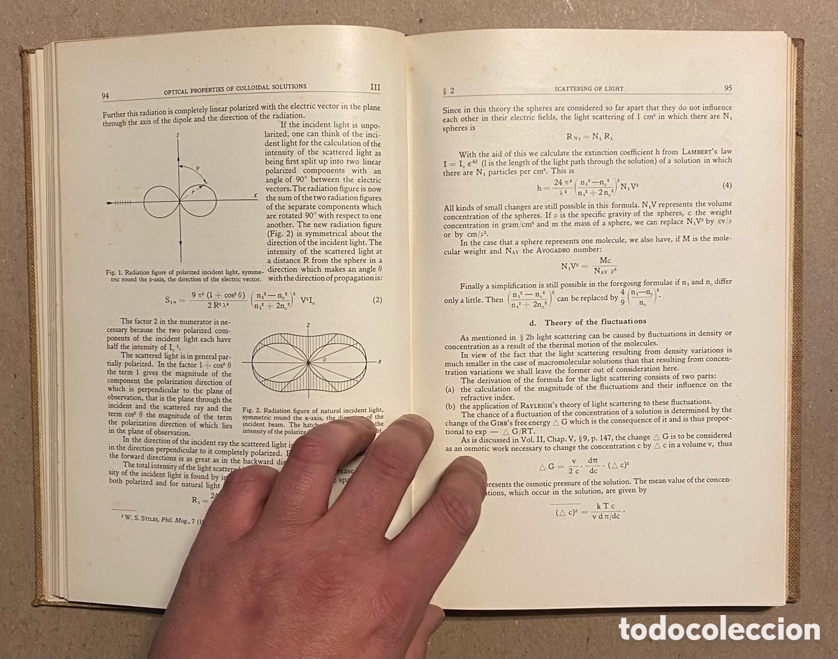 Libros de segunda mano: COLLOID SCIENCE. EDITED BY H.R. KRUYT. ELSEVIER PUBLISHING. 2 TOMOS. - Foto 5