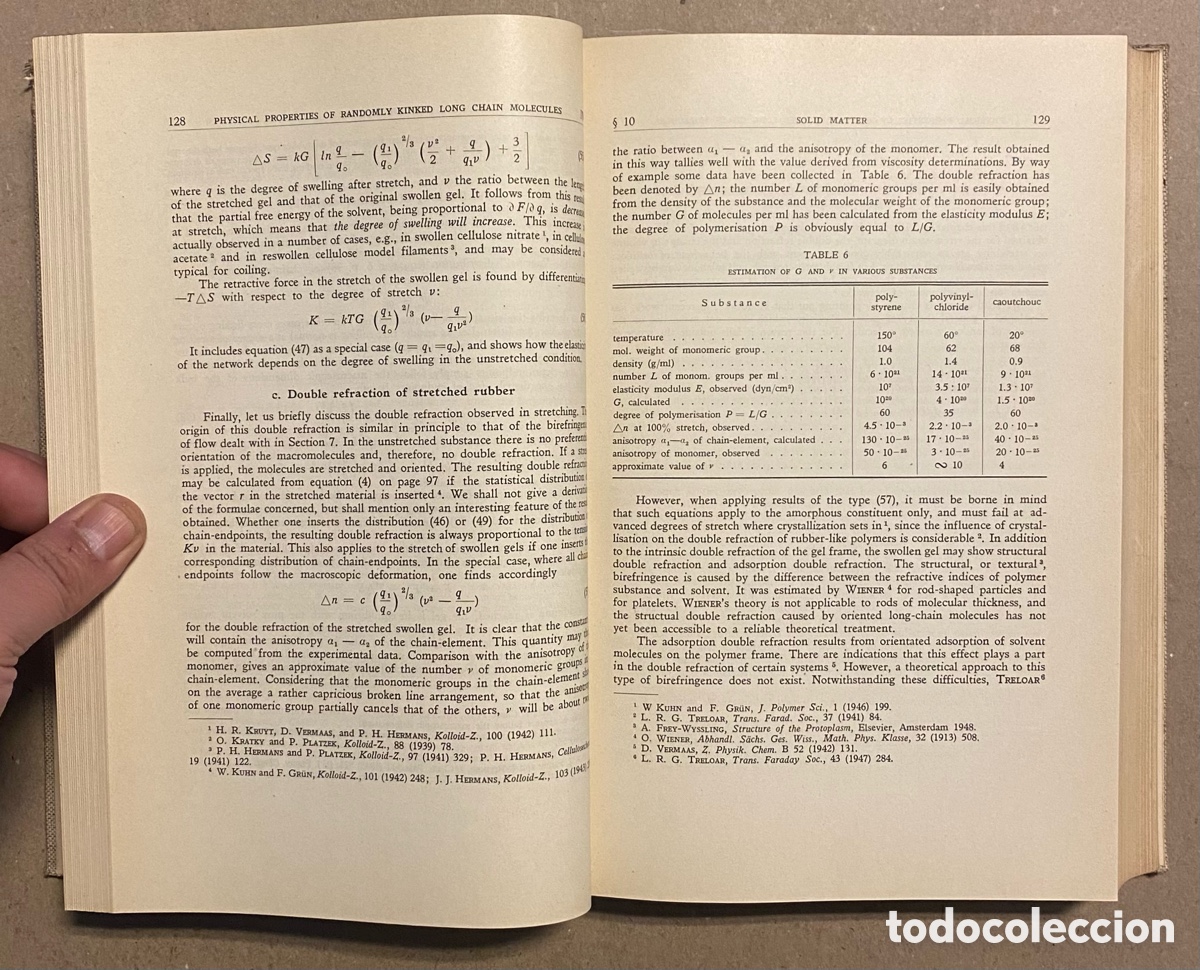 Libros de segunda mano: COLLOID SCIENCE. EDITED BY H.R. KRUYT. ELSEVIER PUBLISHING. 2 TOMOS. - Foto 14