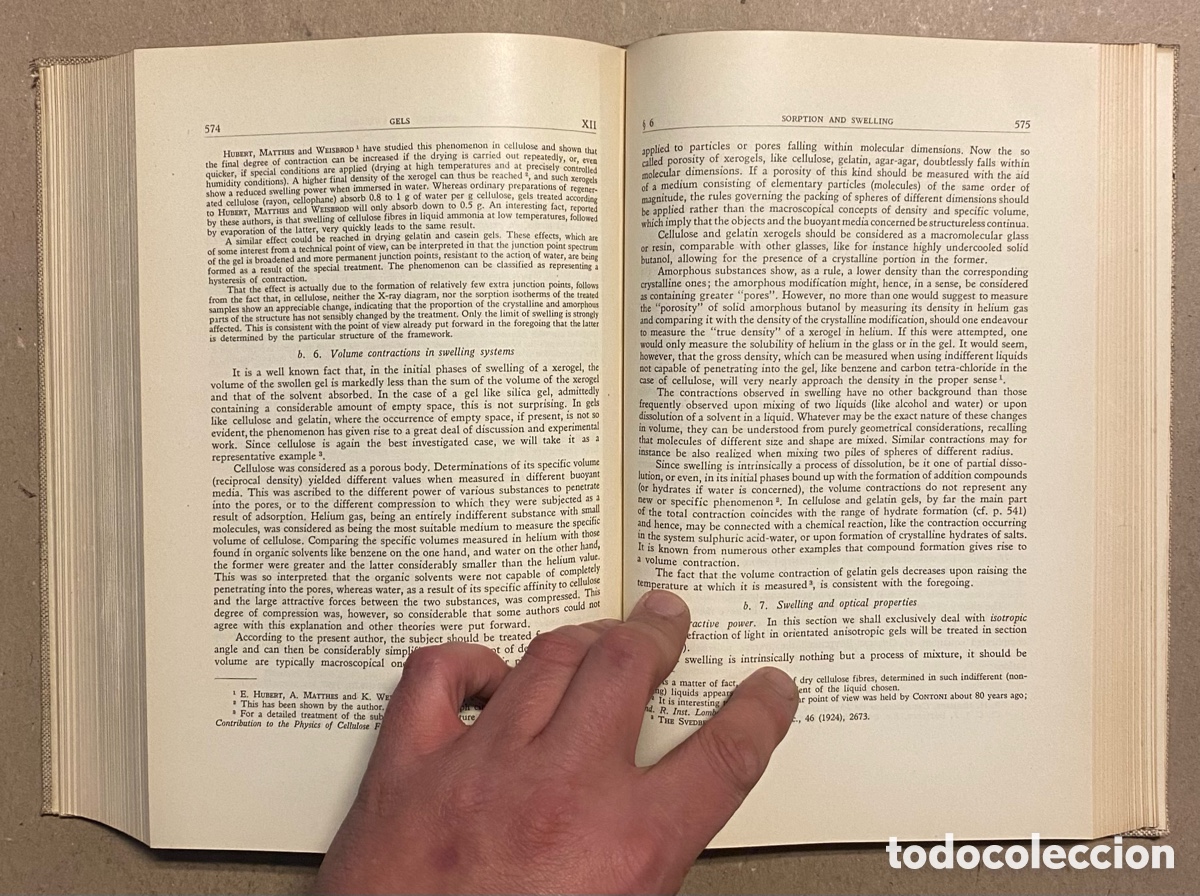 Libros de segunda mano: COLLOID SCIENCE. EDITED BY H.R. KRUYT. ELSEVIER PUBLISHING. 2 TOMOS. - Foto 17