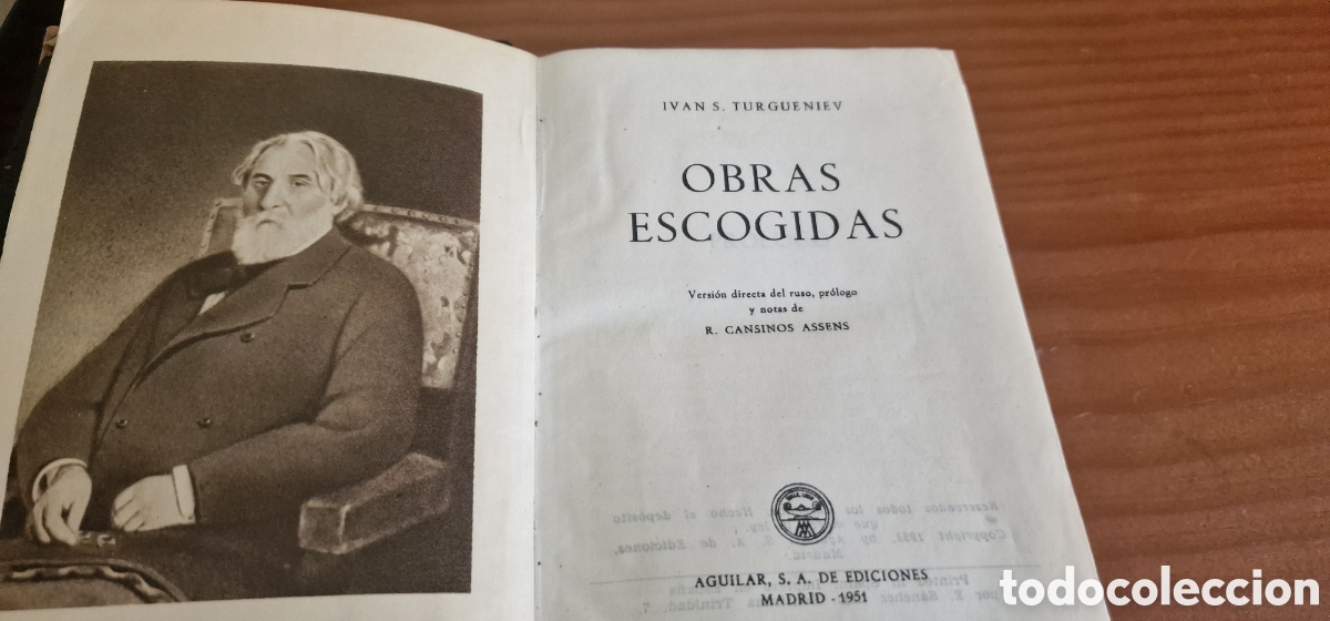Libros de segunda mano: Obras escogidas - Iv&aacute;n S. Turguesniev - Foto 6