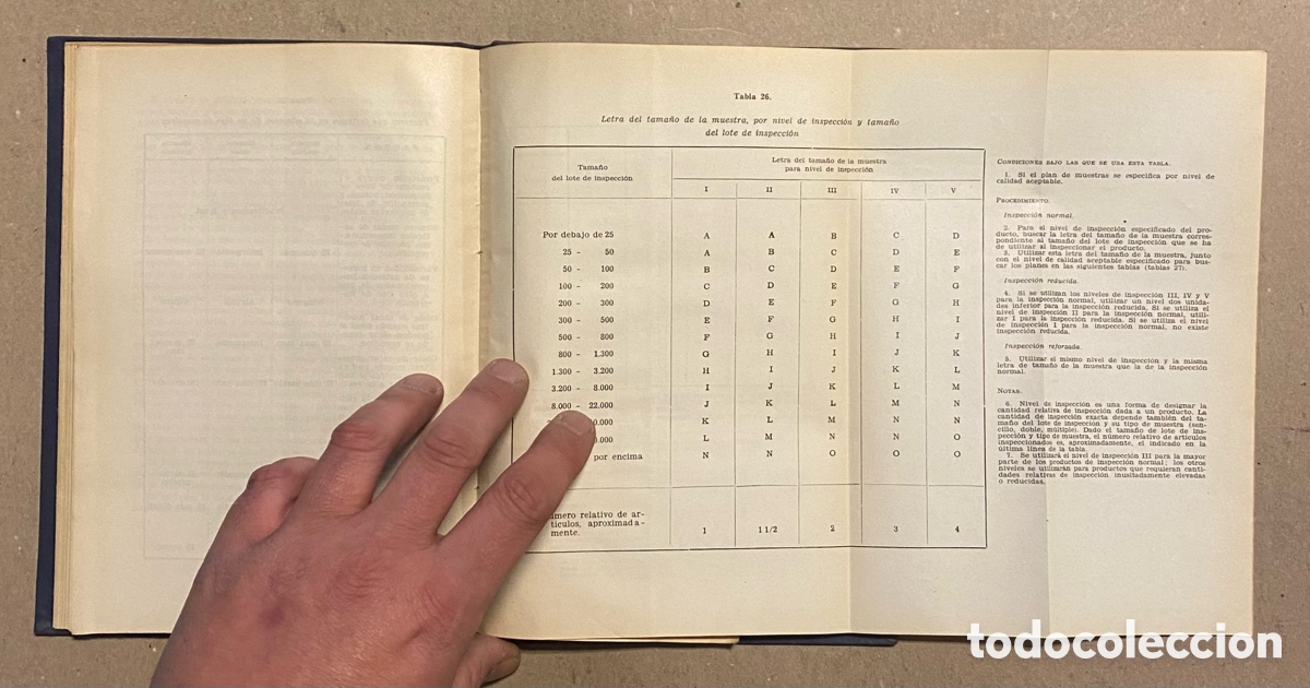 Libros de segunda mano: CONTROL ESTAD&Iacute;STICO DE CALIDADES. CARLOS PAZ SHAW. - Foto 7