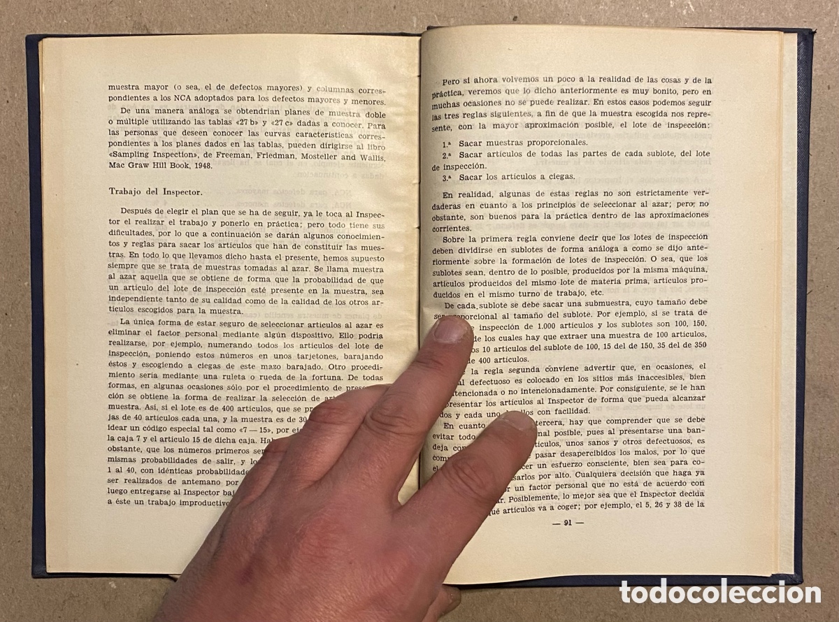 Libros de segunda mano: CONTROL ESTAD&Iacute;STICO DE CALIDADES. CARLOS PAZ SHAW. - Foto 8