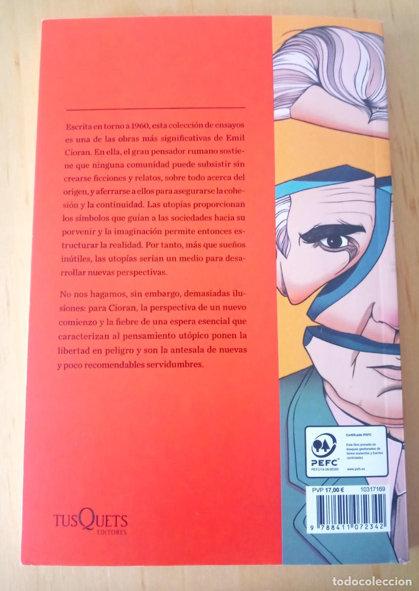Libros de segunda mano: EMIL CIORAN HISTORIA Y UTOPIA - Foto 2