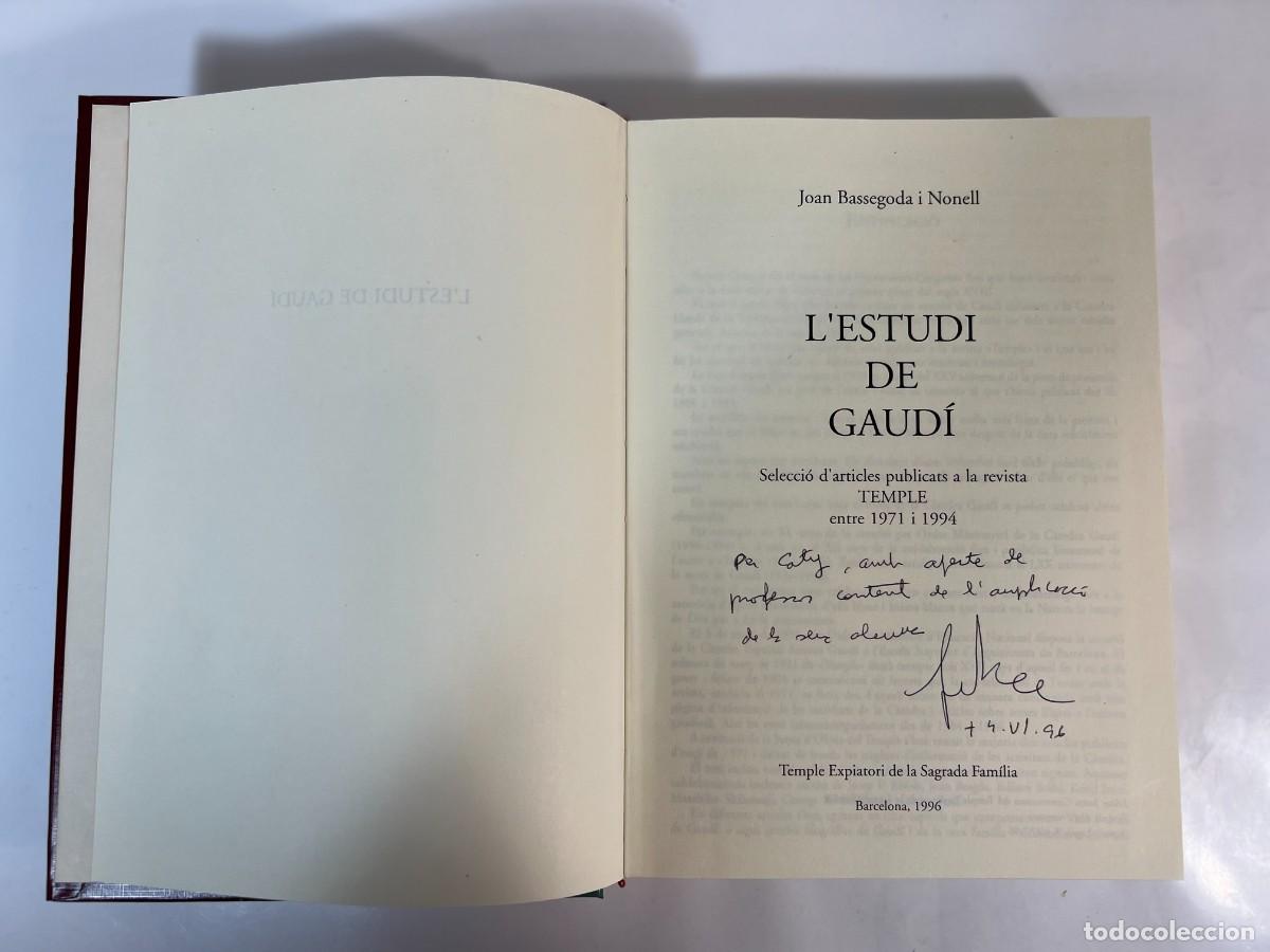 Libros de segunda mano: Lestudi de Gaud&iacute;, Joan Bassegoda i Nonell - Foto 3