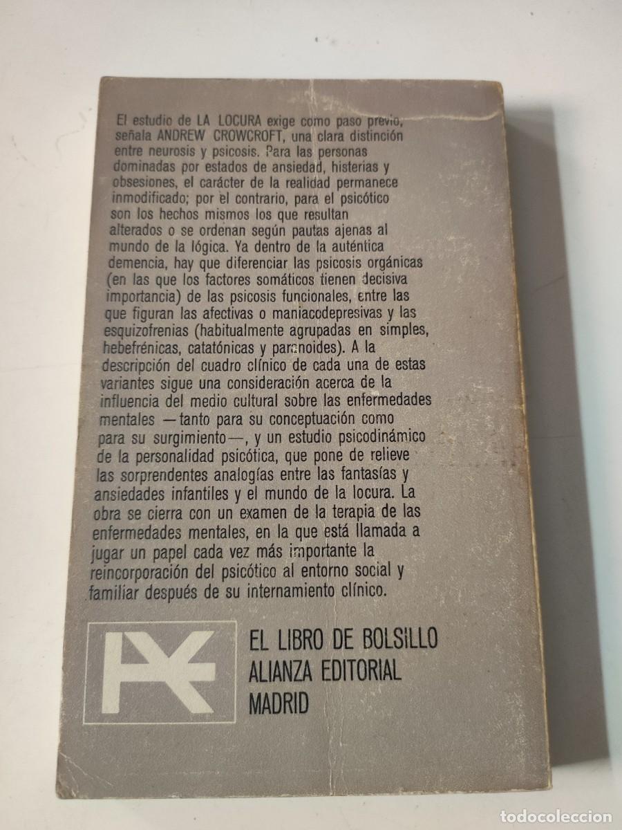 Libros de segunda mano: La locura. Andrew Crowcroft. - Foto 2