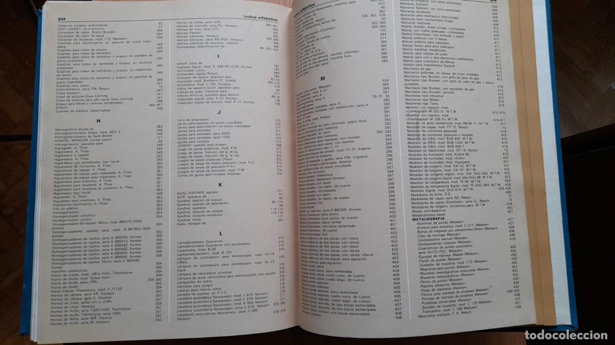 Libros de segunda mano: Orejas y Maillo, S. A. - CAT&Aacute;LOGO GENERAL 1980. INSTRUMENTACI&Oacute;N CIENT&Iacute;FICA - Foto 3