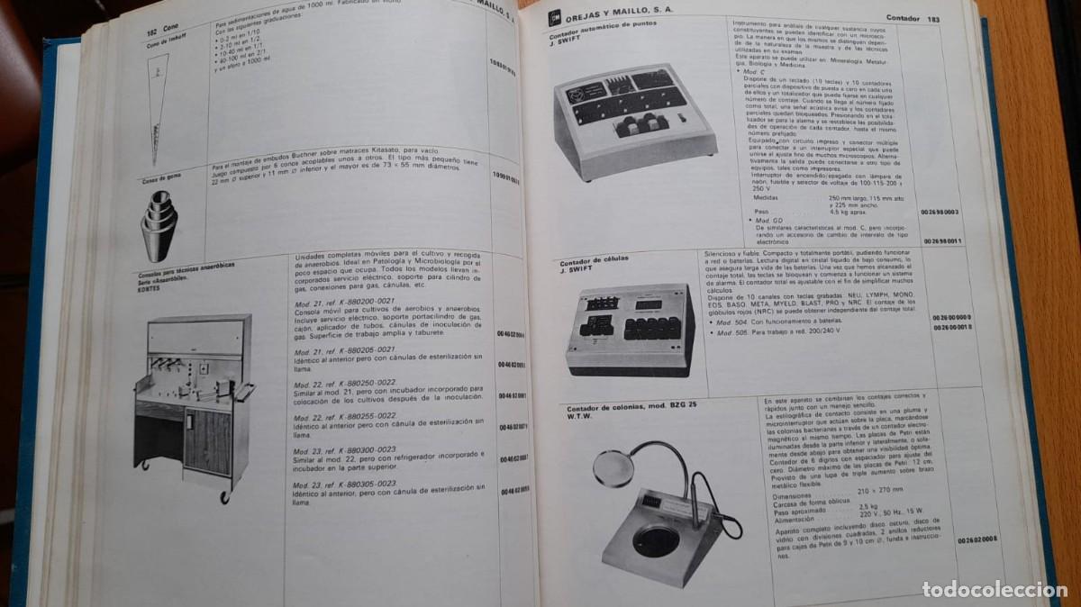 Libros de segunda mano: Orejas y Maillo, S. A. - CAT&Aacute;LOGO GENERAL 1980. INSTRUMENTACI&Oacute;N CIENT&Iacute;FICA - Foto 5