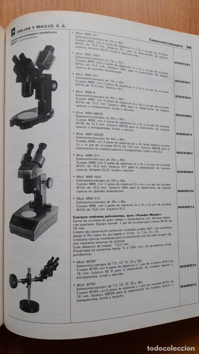 Libros de segunda mano: Orejas y Maillo, S. A. - CAT&Aacute;LOGO GENERAL 1980. INSTRUMENTACI&Oacute;N CIENT&Iacute;FICA - Foto 6