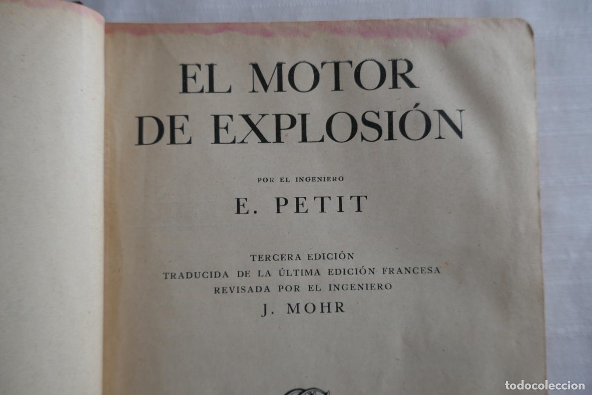Libros de segunda mano: El motor de explosi&oacute;n - Petit, E. - Foto 8