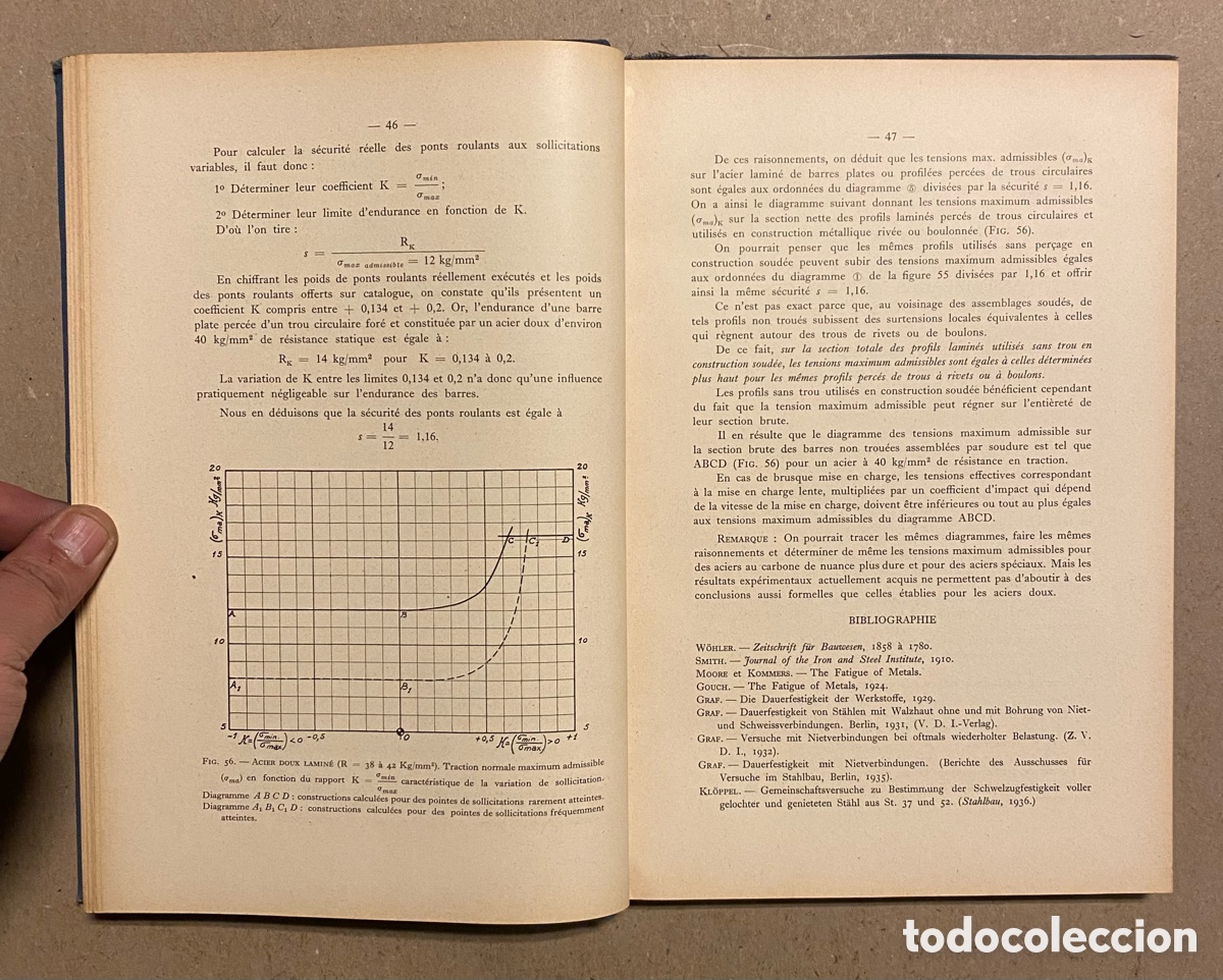Libros de segunda mano: LE CALCUL DES CONSTRUCTIONS SOUD&Eacute;ES. VANDEPERRE Y JOUKOFF. EDITADO EN 1939. - Foto 4