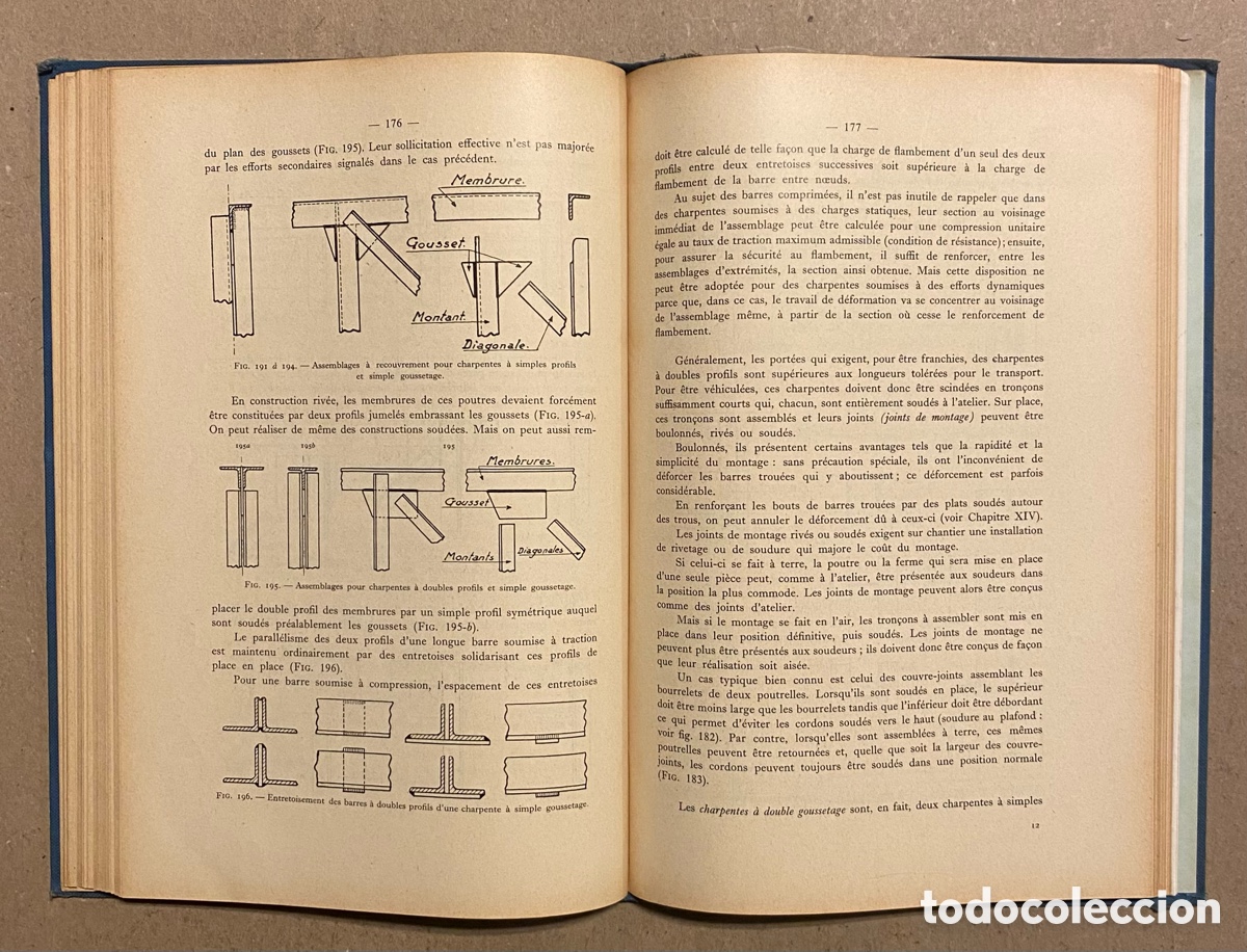 Libros de segunda mano: LE CALCUL DES CONSTRUCTIONS SOUD&Eacute;ES. VANDEPERRE Y JOUKOFF. EDITADO EN 1939. - Foto 7