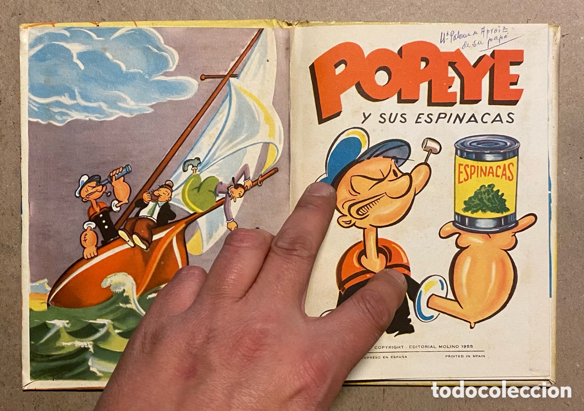 Libros de segunda mano: POPEYE Y SUS ESPINACAS. EDITORIAL MOLINO 1955. - Foto 2
