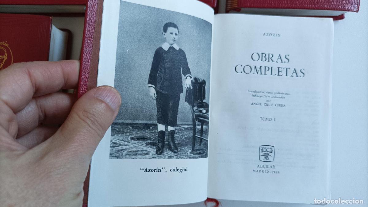 Libros de segunda mano: Joya n062 a 070, Obras Completas, Azor&iacute;n, Aguilar - Foto 5