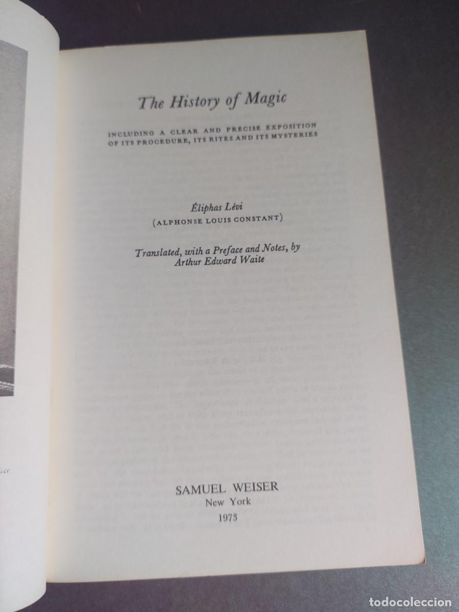 Libros de segunda mano: La historia de la magia - Eliphas Levi - 1973 - Foto 2