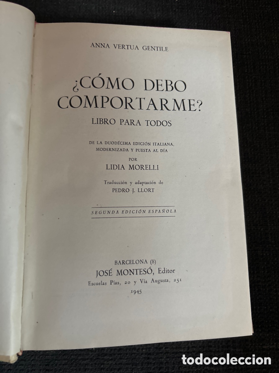 Libros de segunda mano: Como debo comportarme? - Foto 4