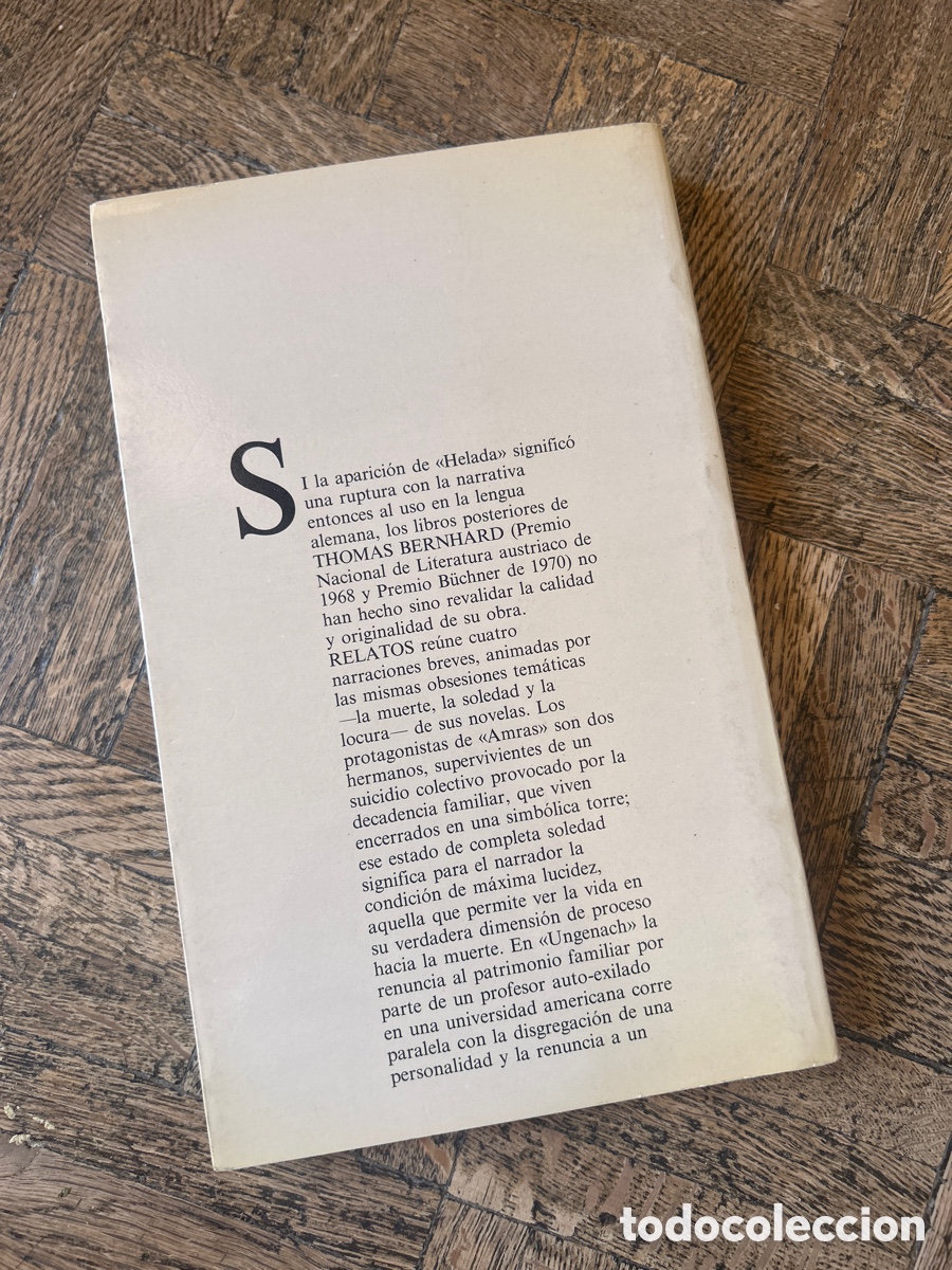Libros de segunda mano: Relatos - Thomas Bernhard - Alianza (1987) - Foto 5