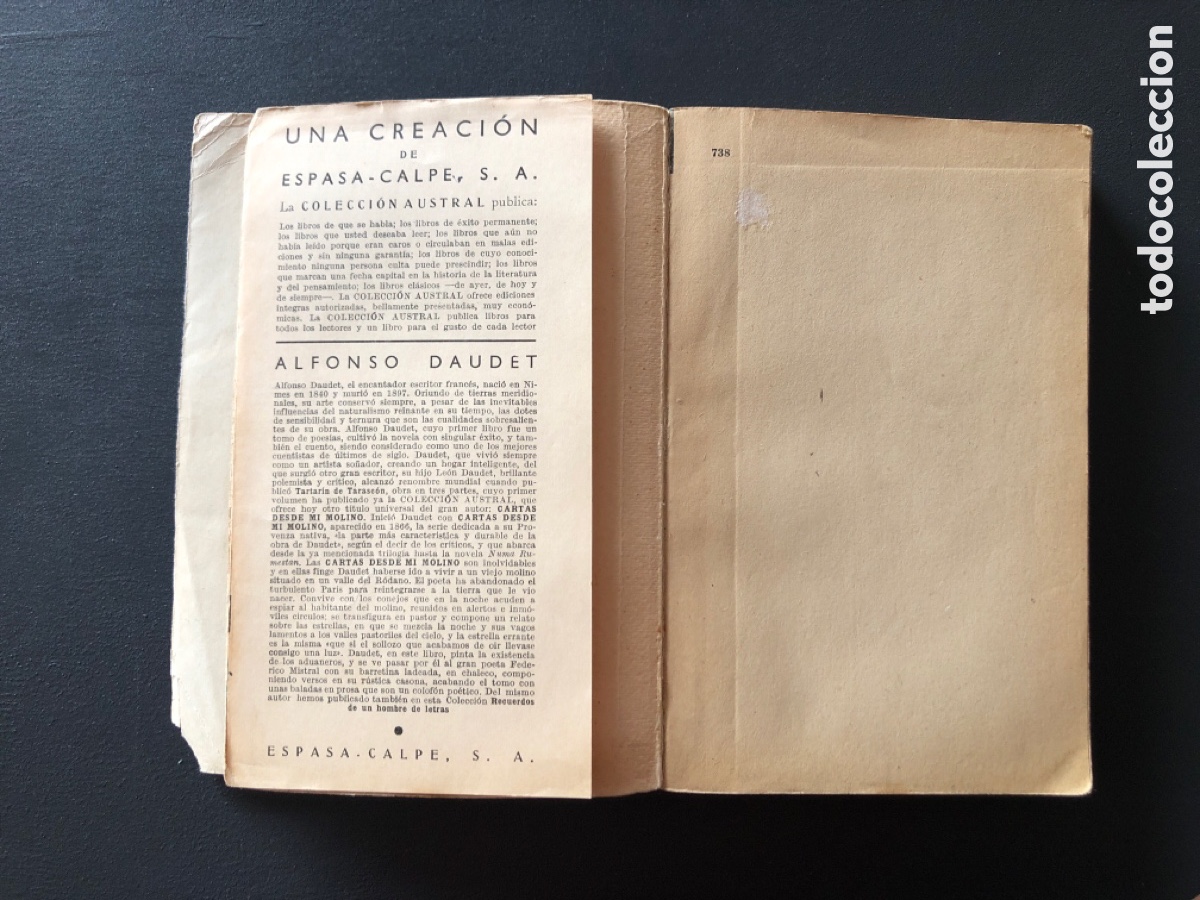 Libros de segunda mano: Cartas desde mi molino. Alfonso Daudet. 1959 - Foto 7