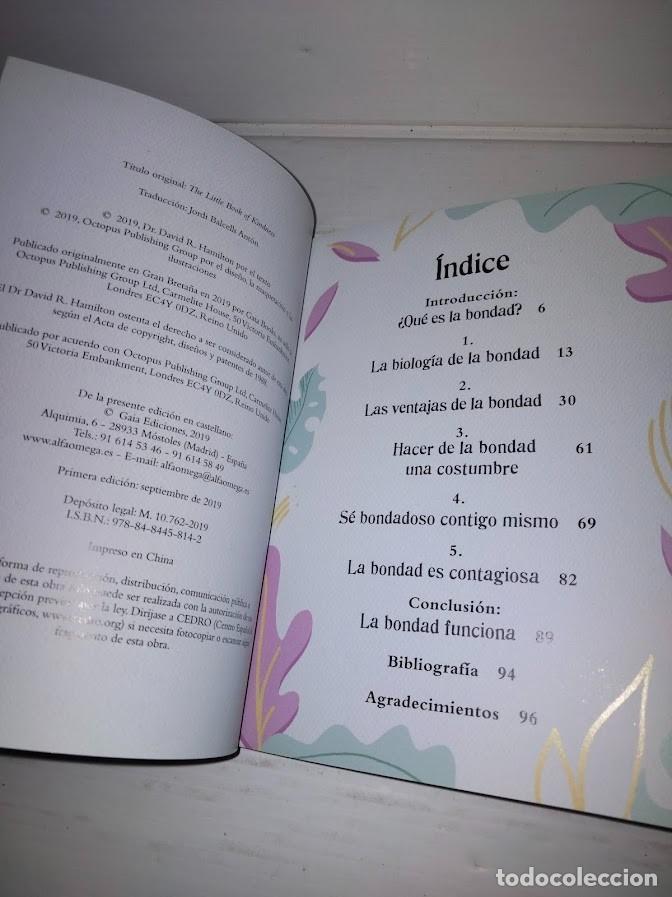 Libros de segunda mano: El peque&ntilde;o libro de la bondad - Dr. David Hamilton - Gaia 2019 - Foto 8