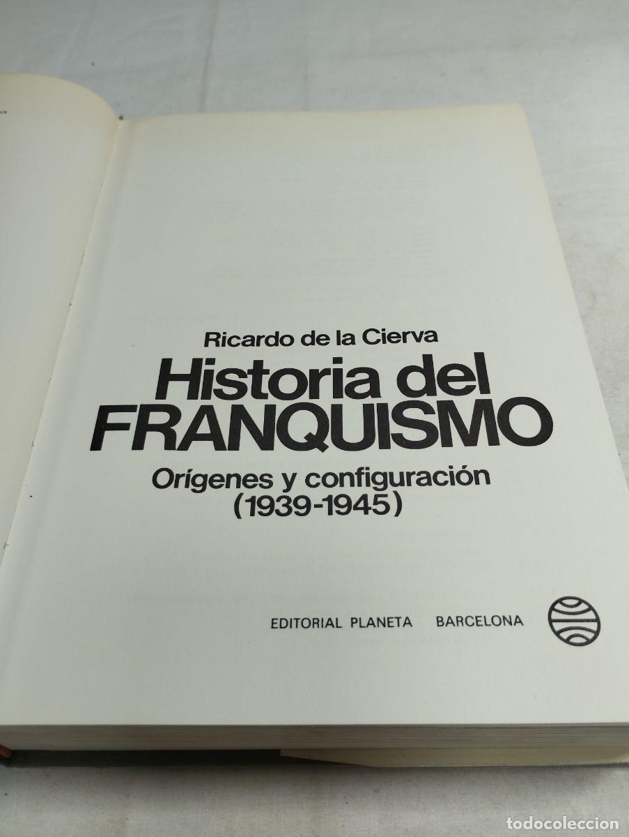 Libros de segunda mano: Historia del franquismo. Ricardo de la Cierva - Foto 2