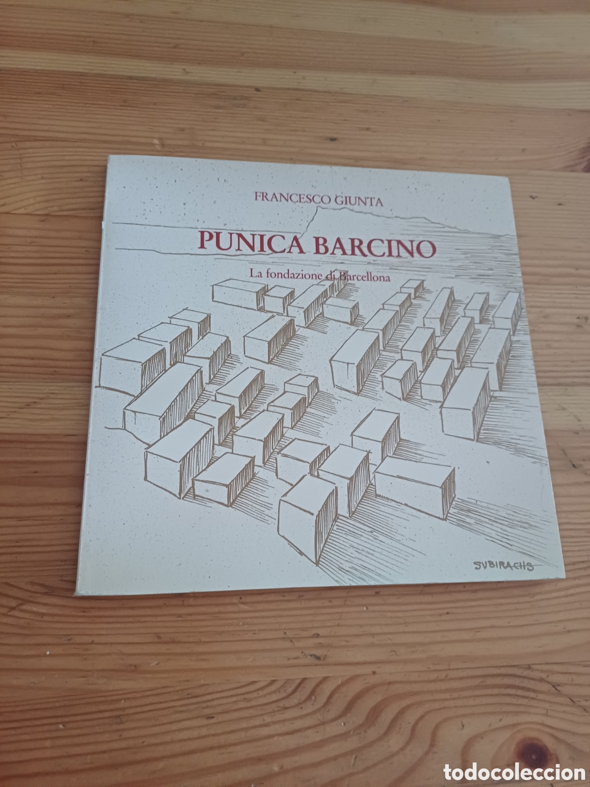 Libros de segunda mano: Punica Barcino Francisco Giunta -con traduccion al castellano Fundacion Barcelona portada Subirachs