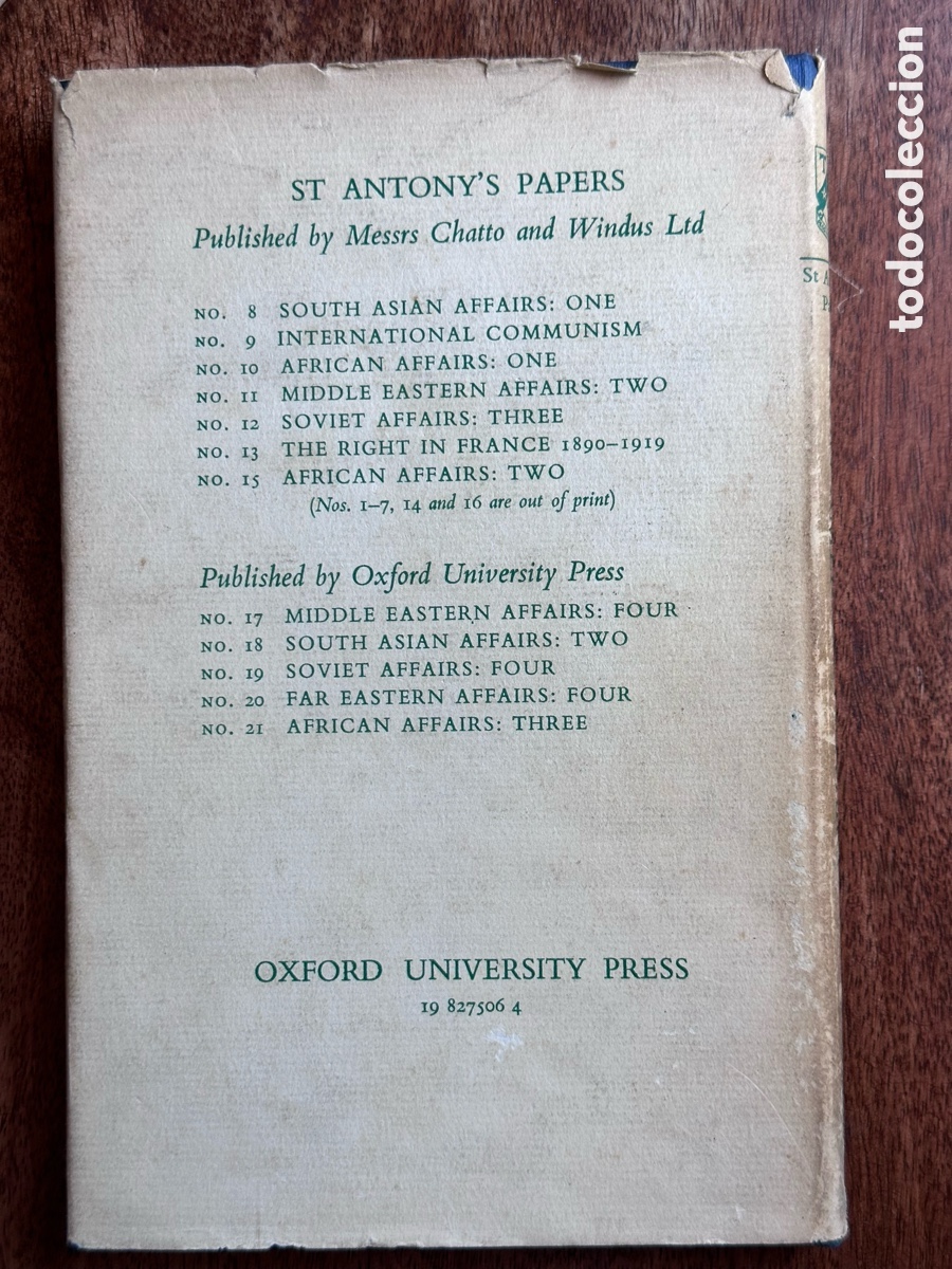 Libros de segunda mano: Latin American Affairs edited by Raymond Carr - Foto 8