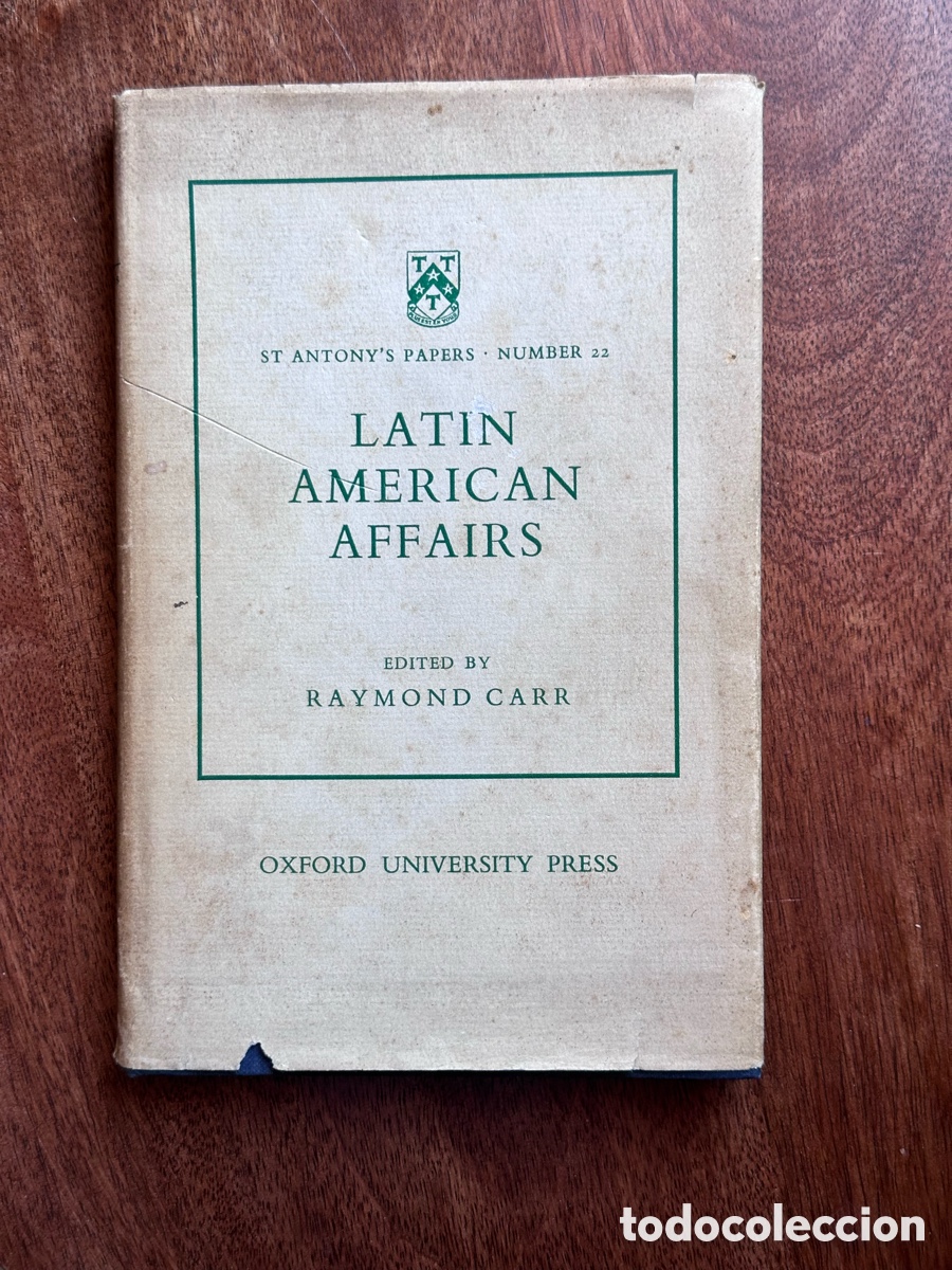 Libros de segunda mano: Latin American Affairs edited by Raymond Carr - Foto 1