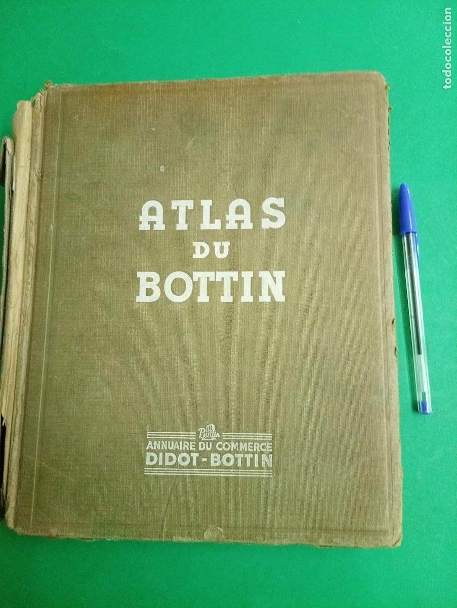 Libros de segunda mano: Antiguo libro ATLAS DU BOTTIN. Annuaire du Commerce. 1950. Francia.