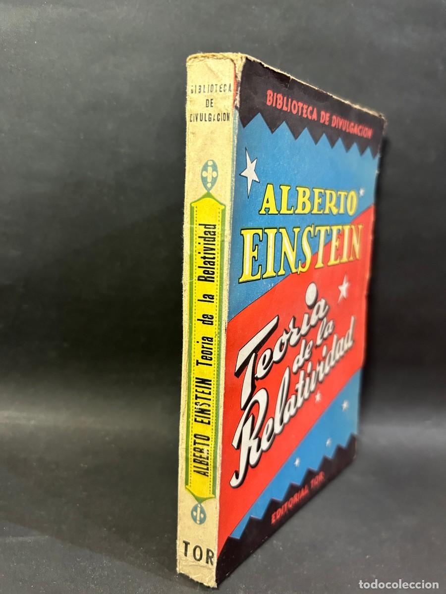 Libros de segunda mano: ALBERTO EINSTEIN - TEORIA DE LA RELATIVIDAD - 1946 - Foto 2