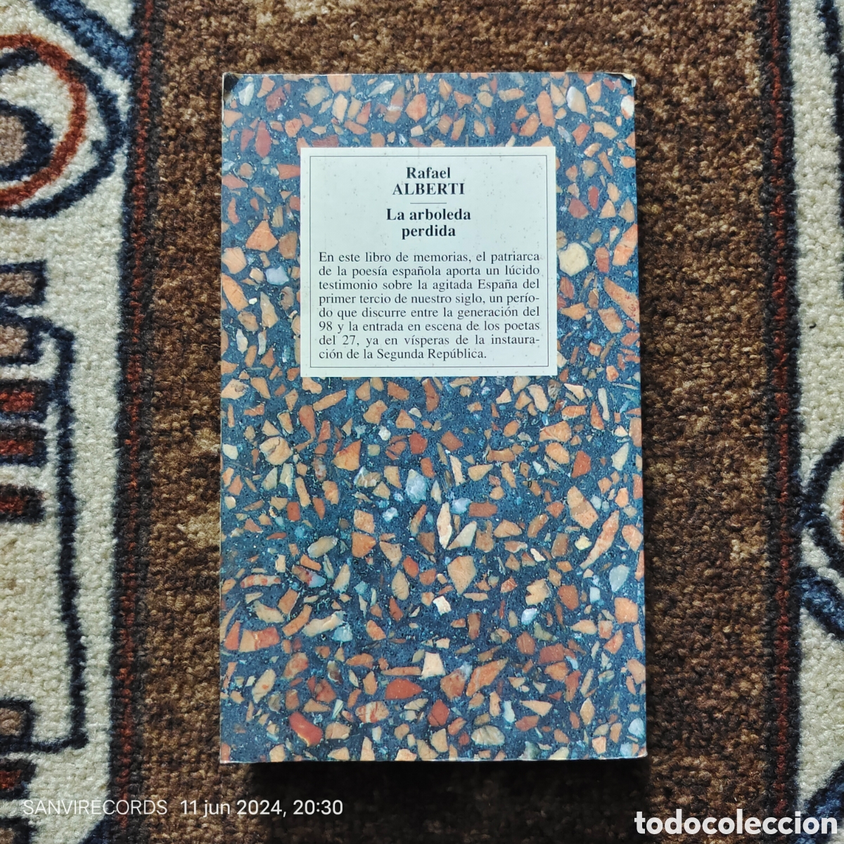 Libros de segunda mano: LA ARBOLEDA PERDIDA (RAFAEL ALBERTI) (RBA) - Foto 2