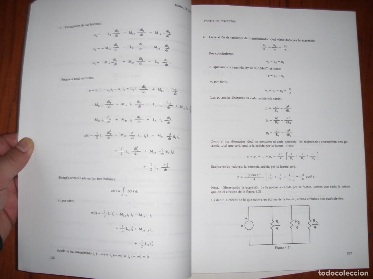 Libros de segunda mano: TEOR&Iacute;A DE CIRCUITOS UNED DOS TOMOS COMO NUEVOS - Foto 4