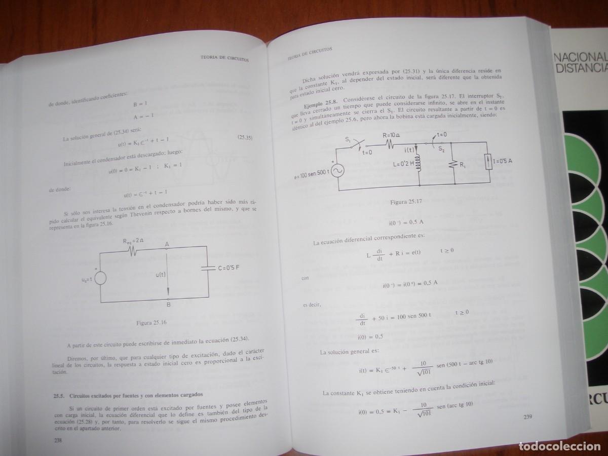 Libros de segunda mano: TEOR&Iacute;A DE CIRCUITOS UNED DOS TOMOS COMO NUEVOS - Foto 7