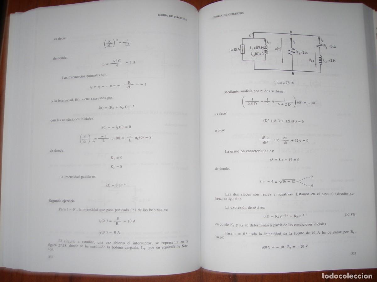 Libros de segunda mano: TEOR&Iacute;A DE CIRCUITOS UNED DOS TOMOS COMO NUEVOS - Foto 8