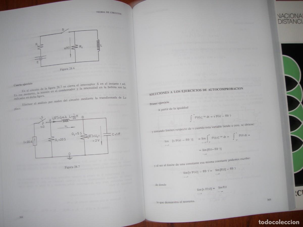 Libros de segunda mano: TEOR&Iacute;A DE CIRCUITOS UNED DOS TOMOS COMO NUEVOS - Foto 9