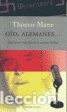 Libros de segunda mano: O&Iacute;D, ALEMANES... - MANN, THOMAS - Foto 1