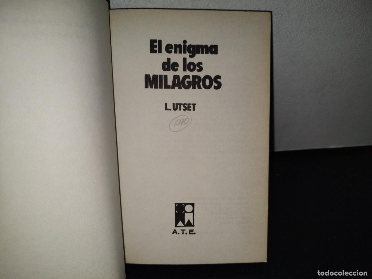 Libros de segunda mano: 100- EL ENIGMA DE LOS MILAGROS - L. UTSET - Foto 3