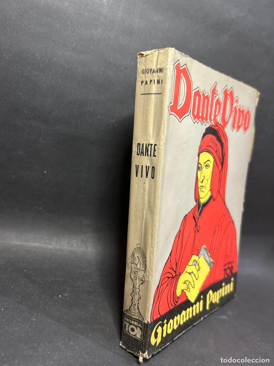 Libros de segunda mano: GIOVANNI PAPINI - DANTE VIVO - 1946 - Foto 2