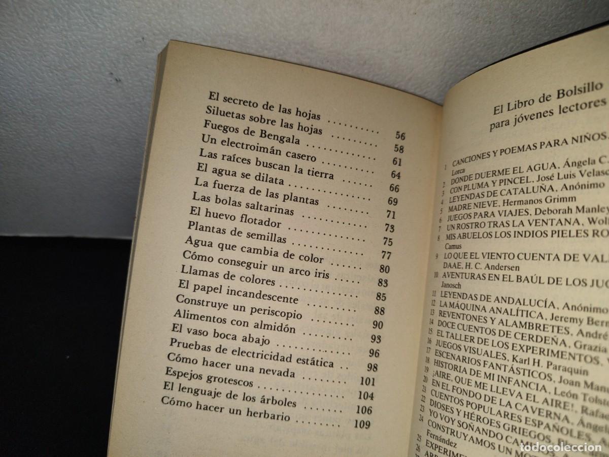 Libros de segunda mano: 100- EL TALLER DE LOS EXPERIMENTOS - EDITORIAL LABOR, S. A. - 1987 - Foto 6