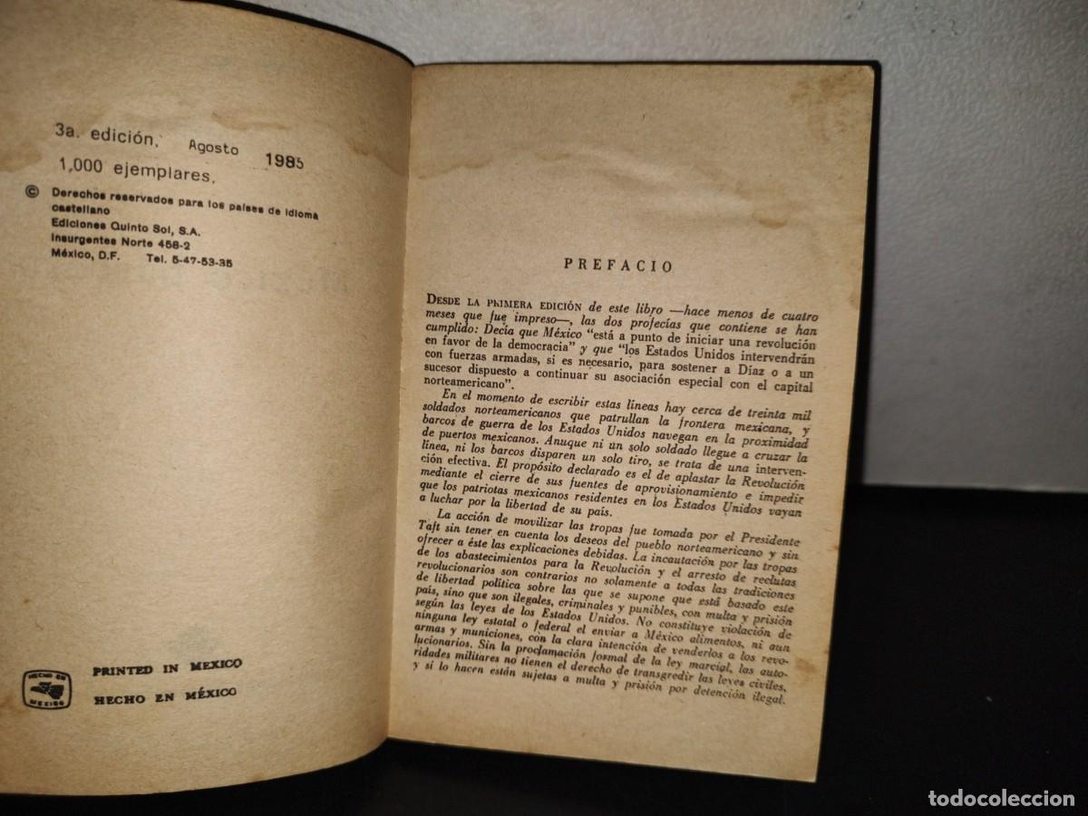 Libros de segunda mano: 100- M&Eacute;XICO B&Aacute;RBARO - JOHN KENNETH TURNER - EDICIONES QUINTO SOL - Foto 5